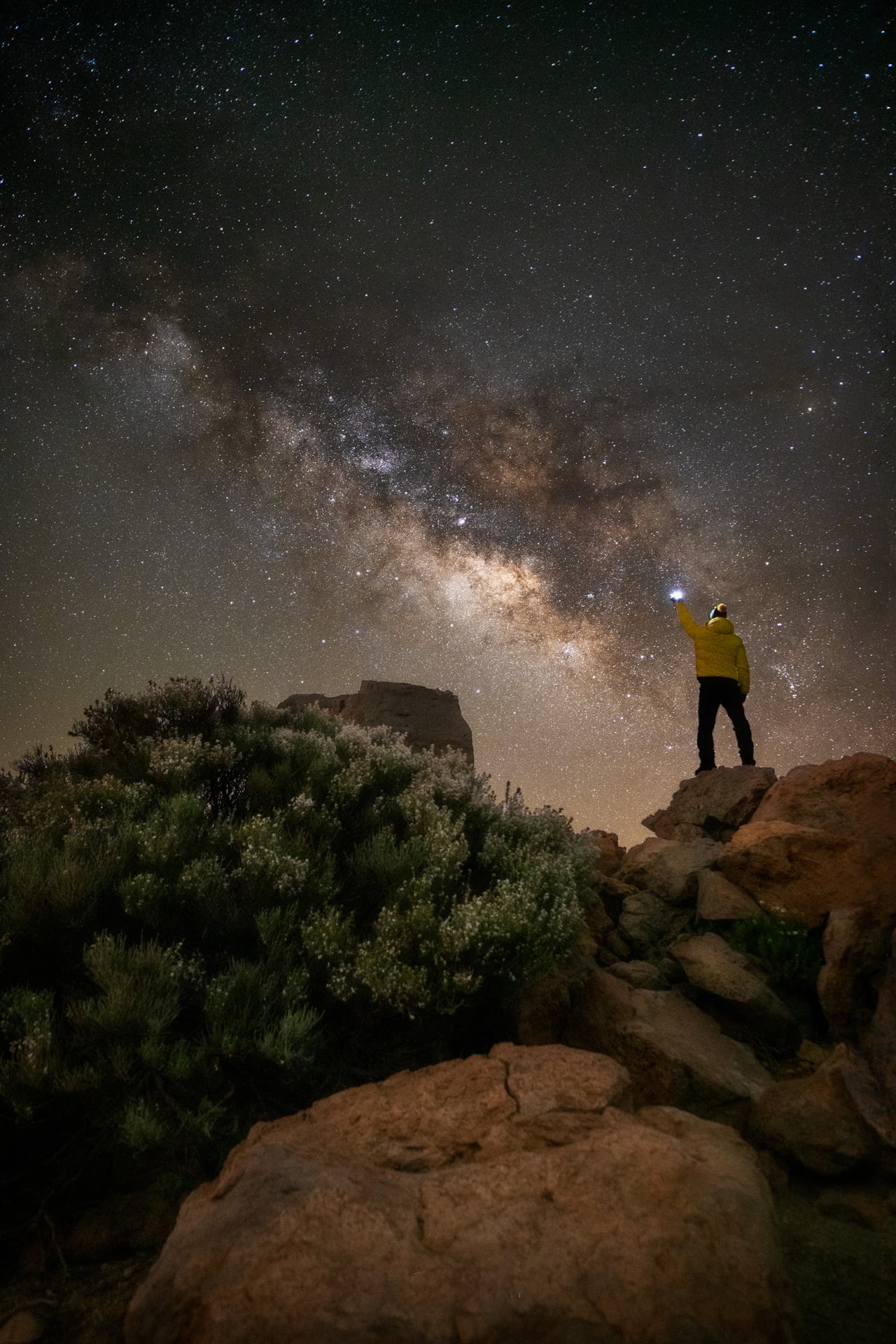 La Via Lattea nei cieli di Tenerife sul Vulcano Teide