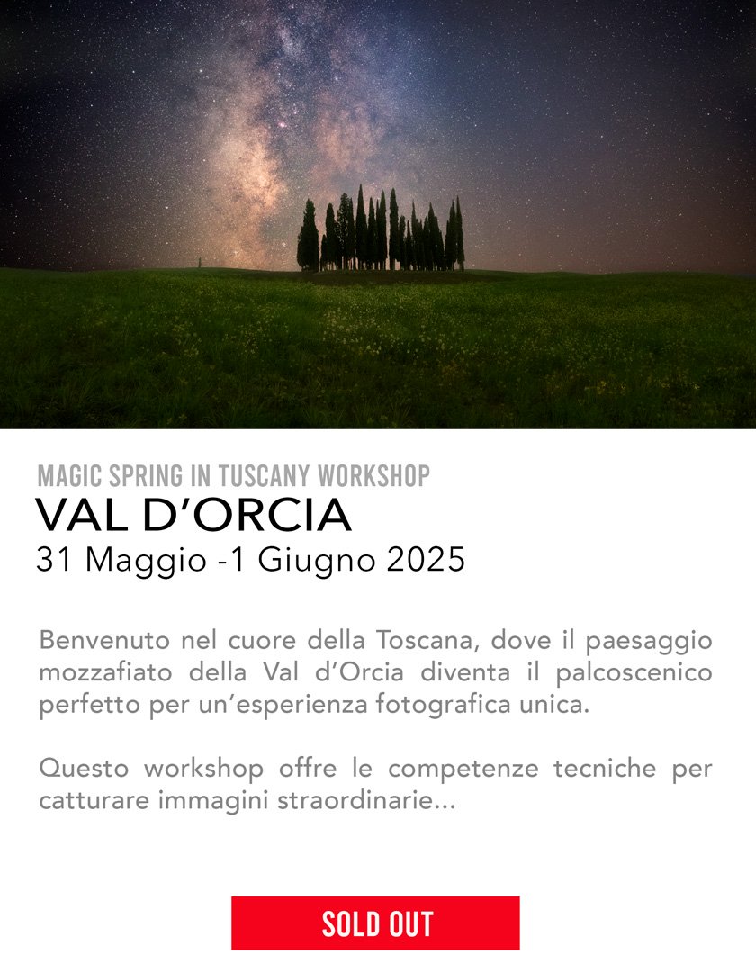 Workshop fotografico Rocca Calascio, Fotografia notturna, Via Lattea