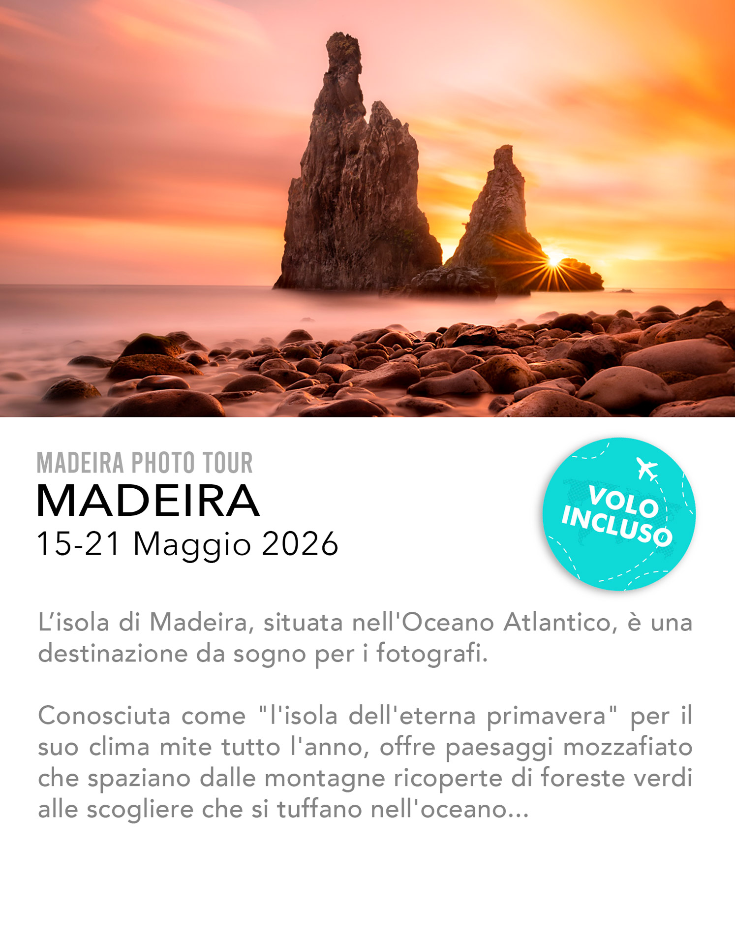 viaggio fotografico madeira
