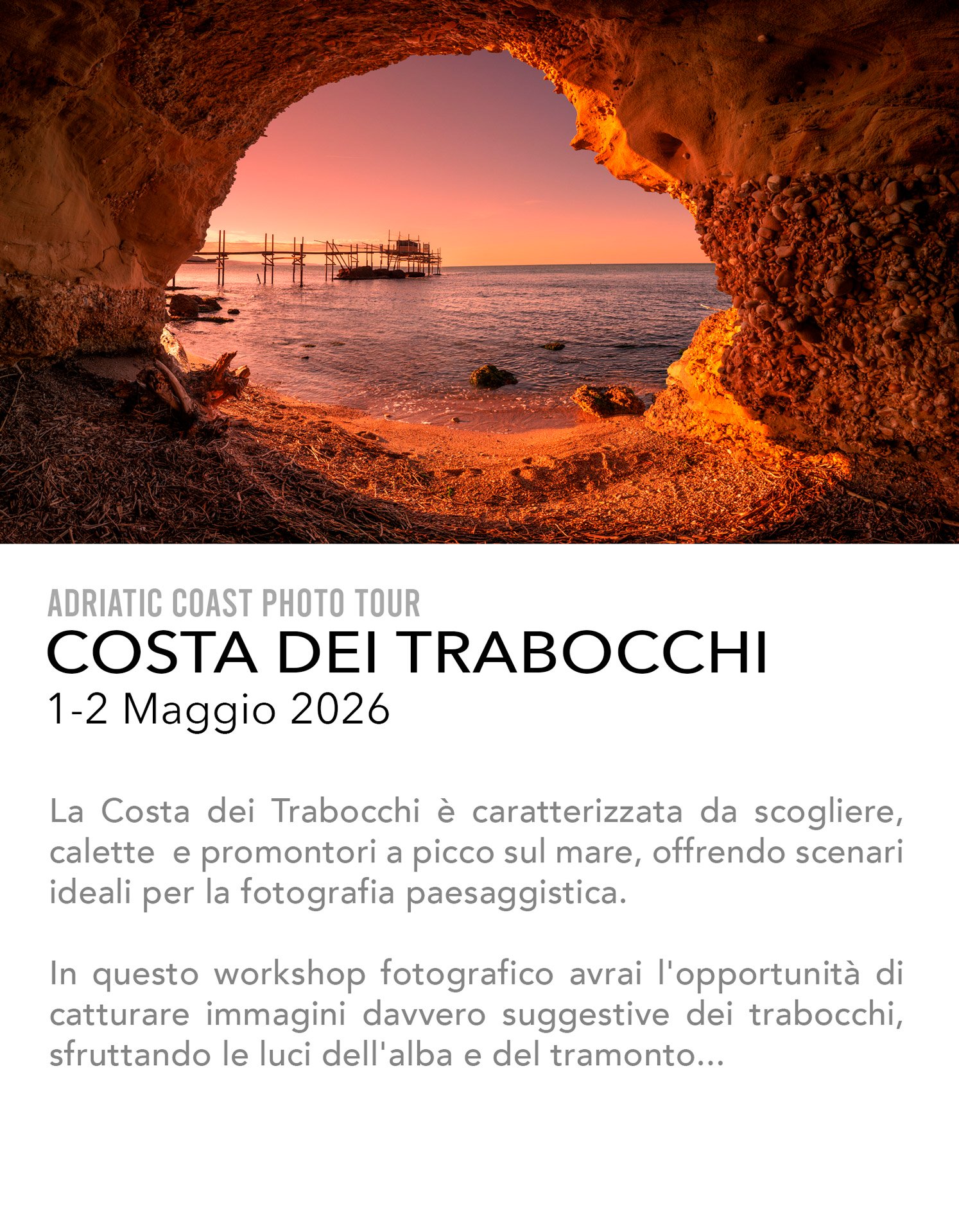 workshop fotografico costa dei trabocchi