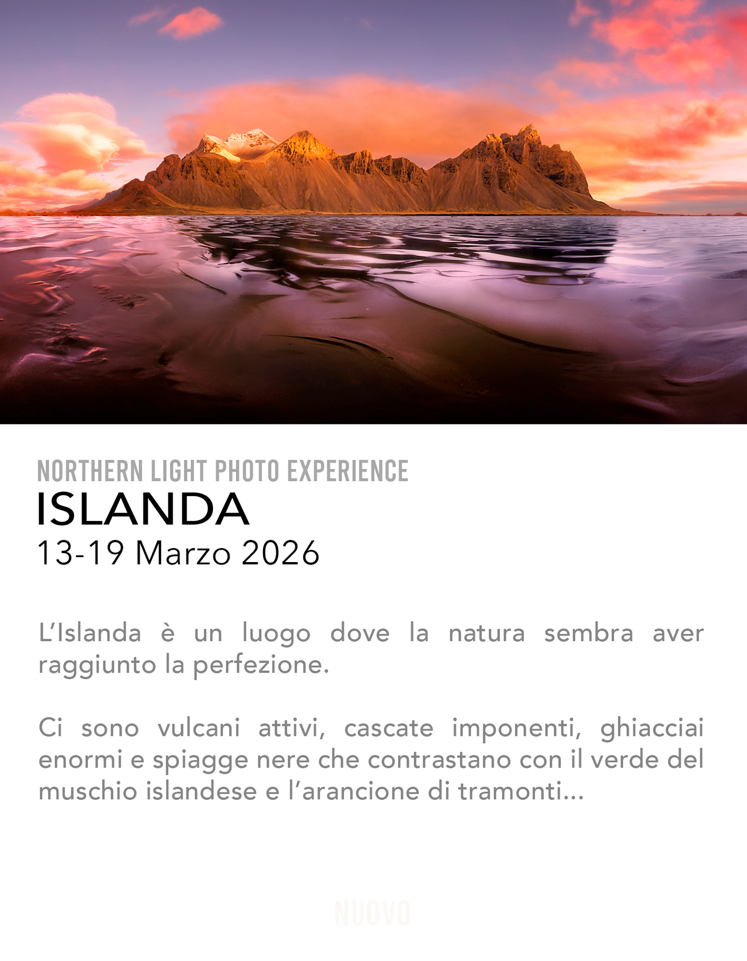 viaggio fotografico islanda