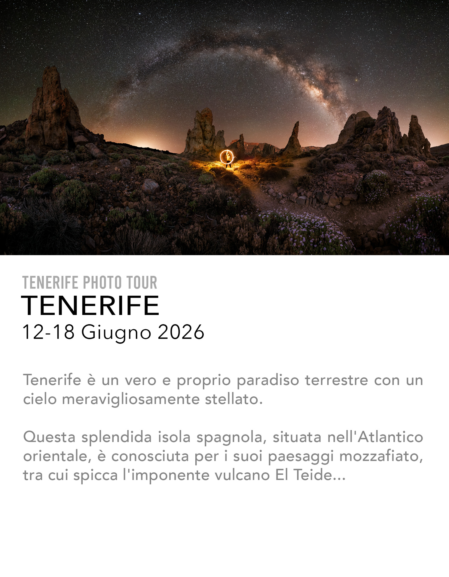 viaggio fotografico tenerife