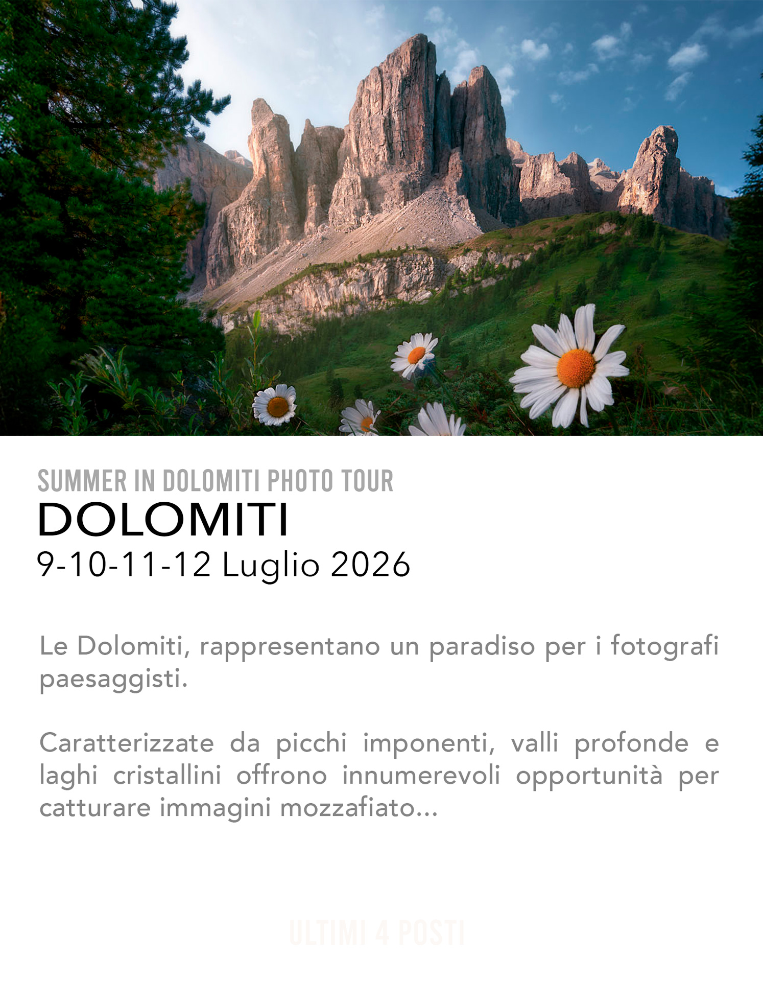 workshop di fotografia in Val d'Orcia