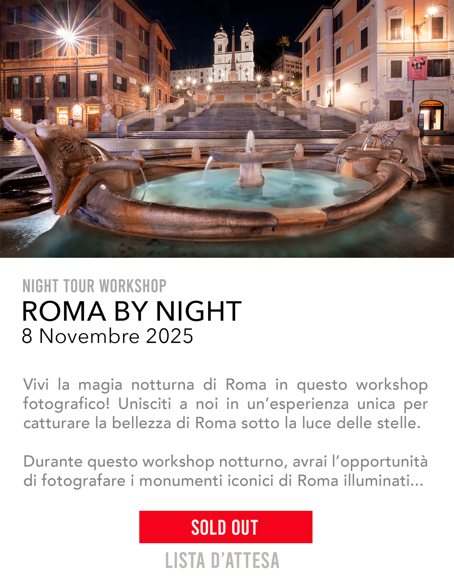 ROMA-BY-NIGHT-sold workshop roma by bight