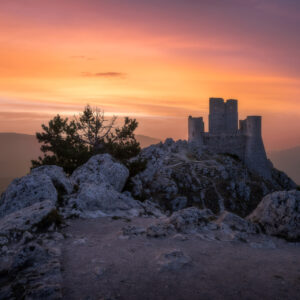 workshop fotografico rocca calascio alba sul castello